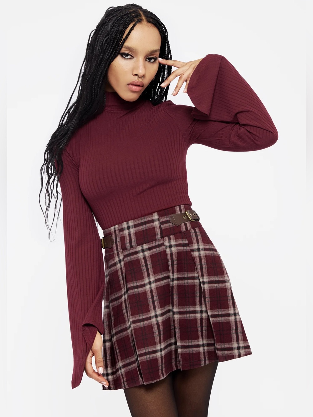 NWT Disturbia Amata Flared Sleeve Top in Red US 16 / UK 20